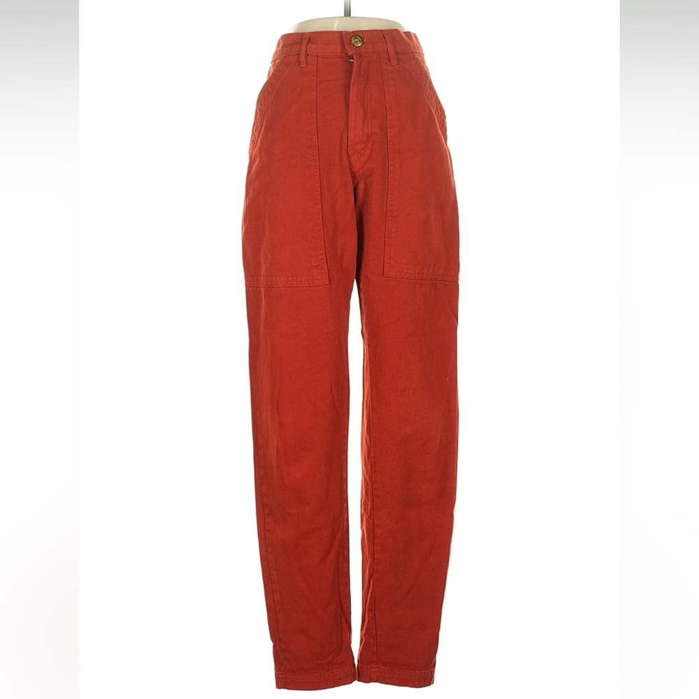 Big Bud Press Pencil Pants Made in LA USA 100% Cotton Extra Small xs Reddish